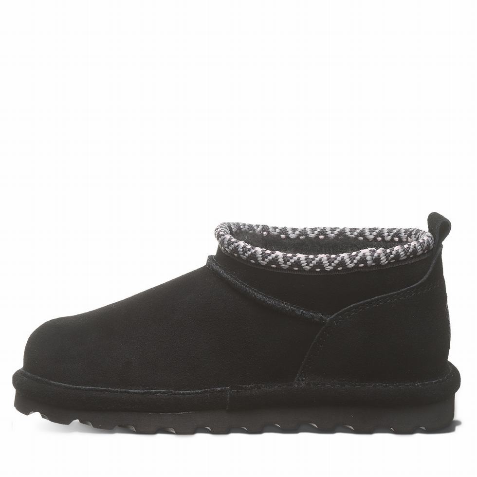 Botas Bearpaw Super Shorty Deco Youth Niños Negras | DWD4615HW