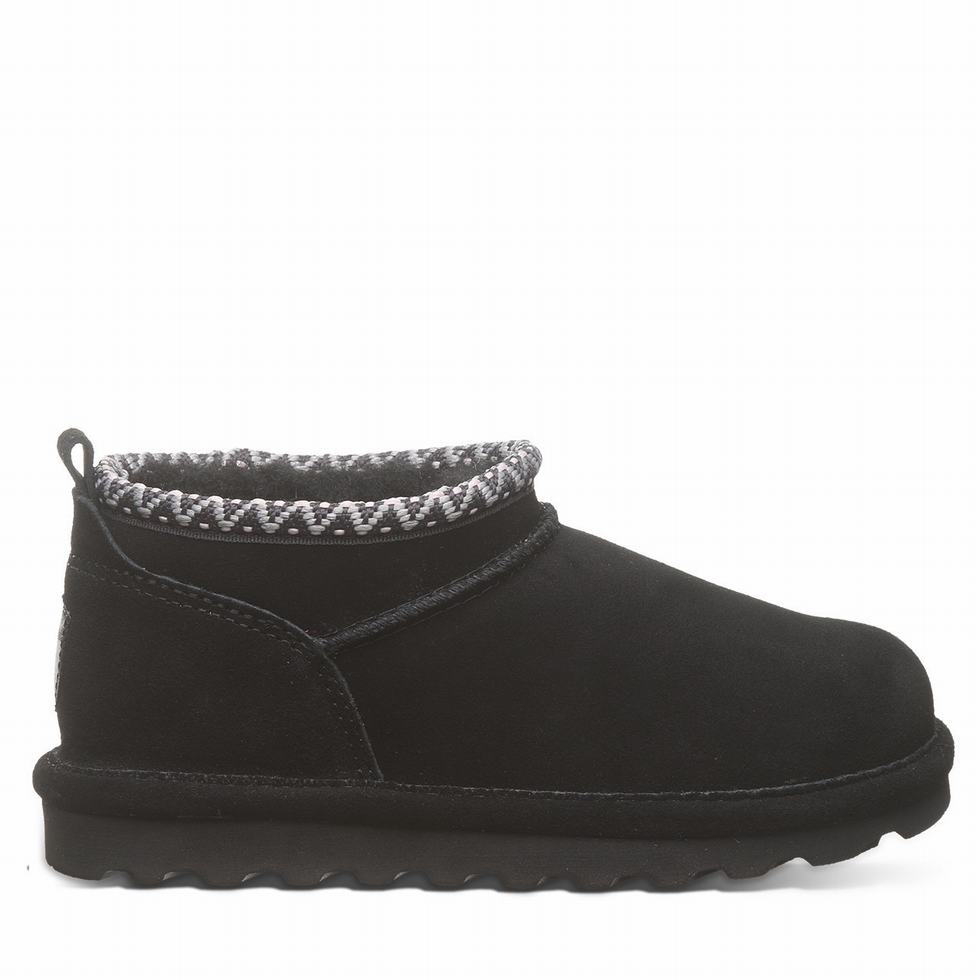 Botas Bearpaw Super Shorty Deco Youth Niños Negras | DWD4615HW