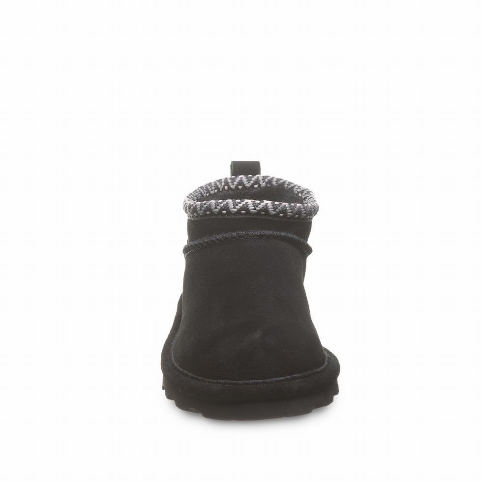 Botas Bearpaw Super Shorty Deco Youth Niños Negras | DWD4615HW