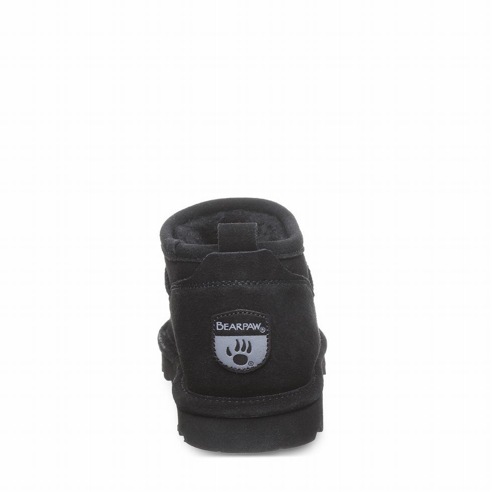 Botas Bearpaw Super Shorty Wide Mujer Negras | NOB545UG