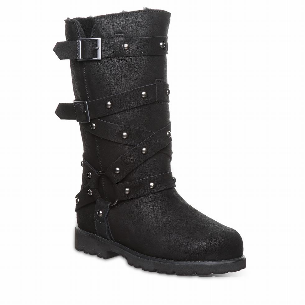 Botas Bearpaw Theo Mujer Negras | JFQ9263VU