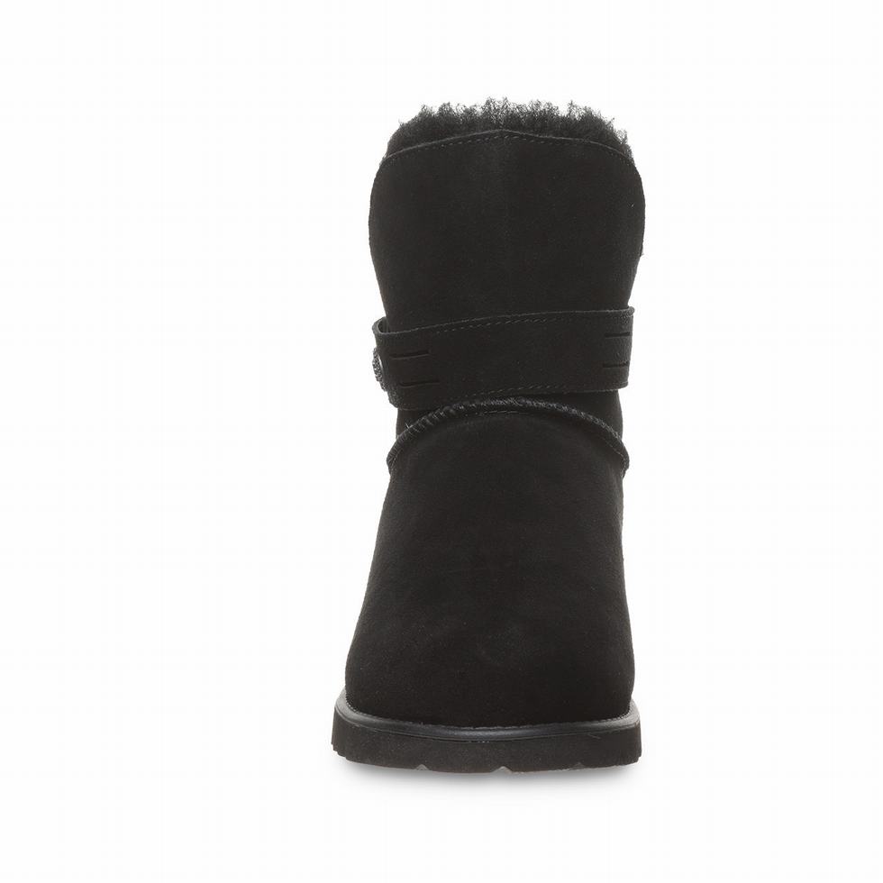 Botas Bearpaw Wellston Mujer Negras | HEG9279JB