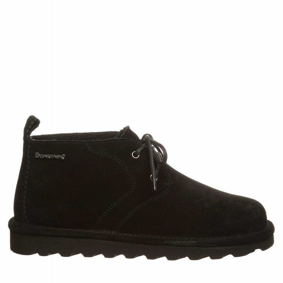 Botas Chukka Bearpaw Skye Wide Mujer Negras | PKX887FW