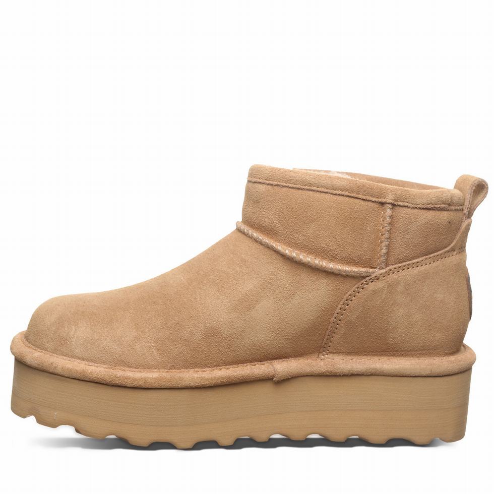 Botas Plataforma Bearpaw Retro Shorty Mujer Marrones | TYI3642UQ