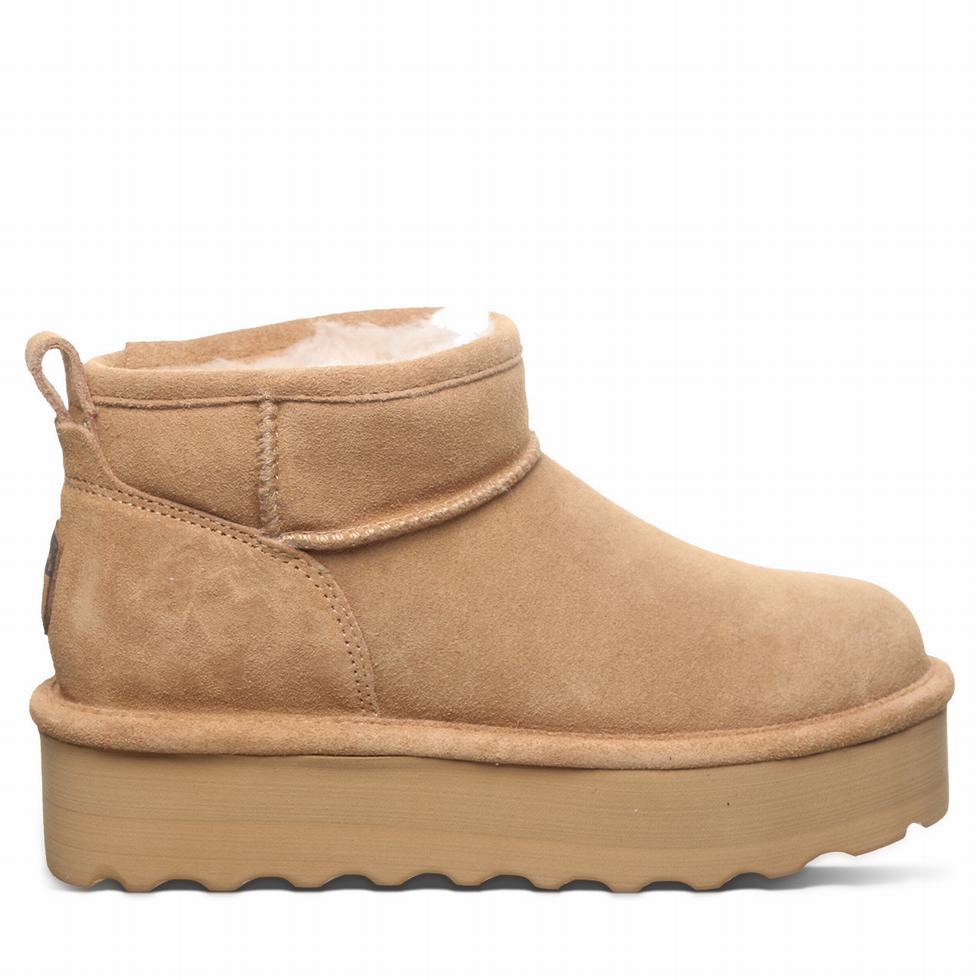 Botas Plataforma Bearpaw Retro Shorty Mujer Marrones | TYI3642UQ