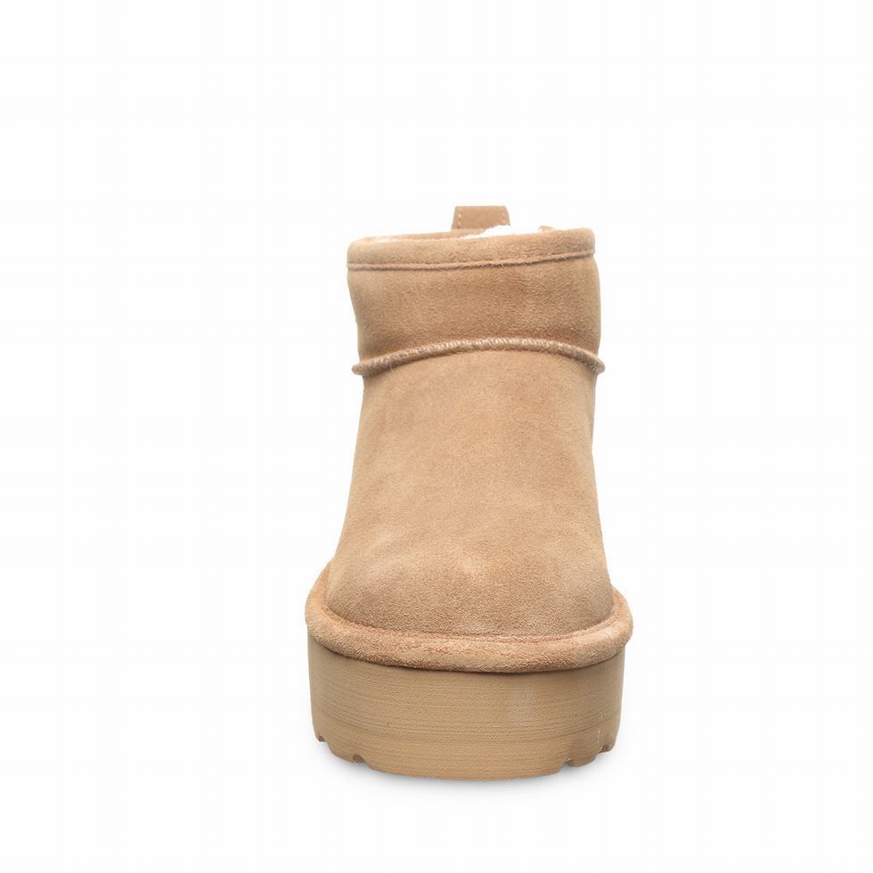 Botas Plataforma Bearpaw Retro Shorty Mujer Marrones | TYI3642UQ