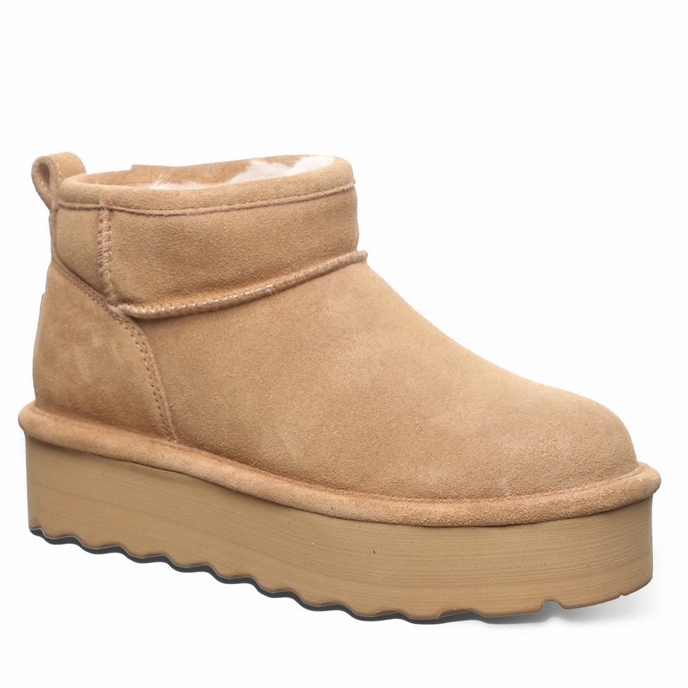 Botas Plataforma Bearpaw Retro Shorty Mujer Marrones | TYI3642UQ