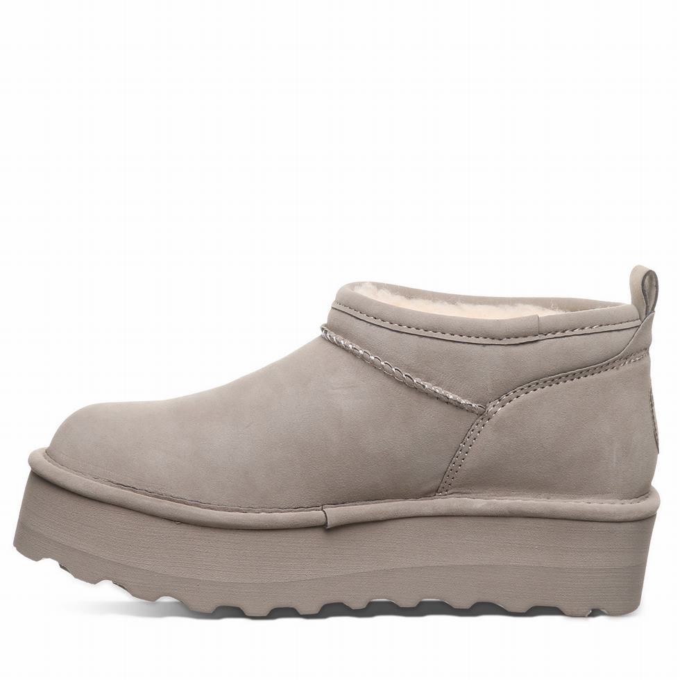 Botas Plataforma Bearpaw Retro Super Shorty Vegan Mujer Beige | RRY9913VA