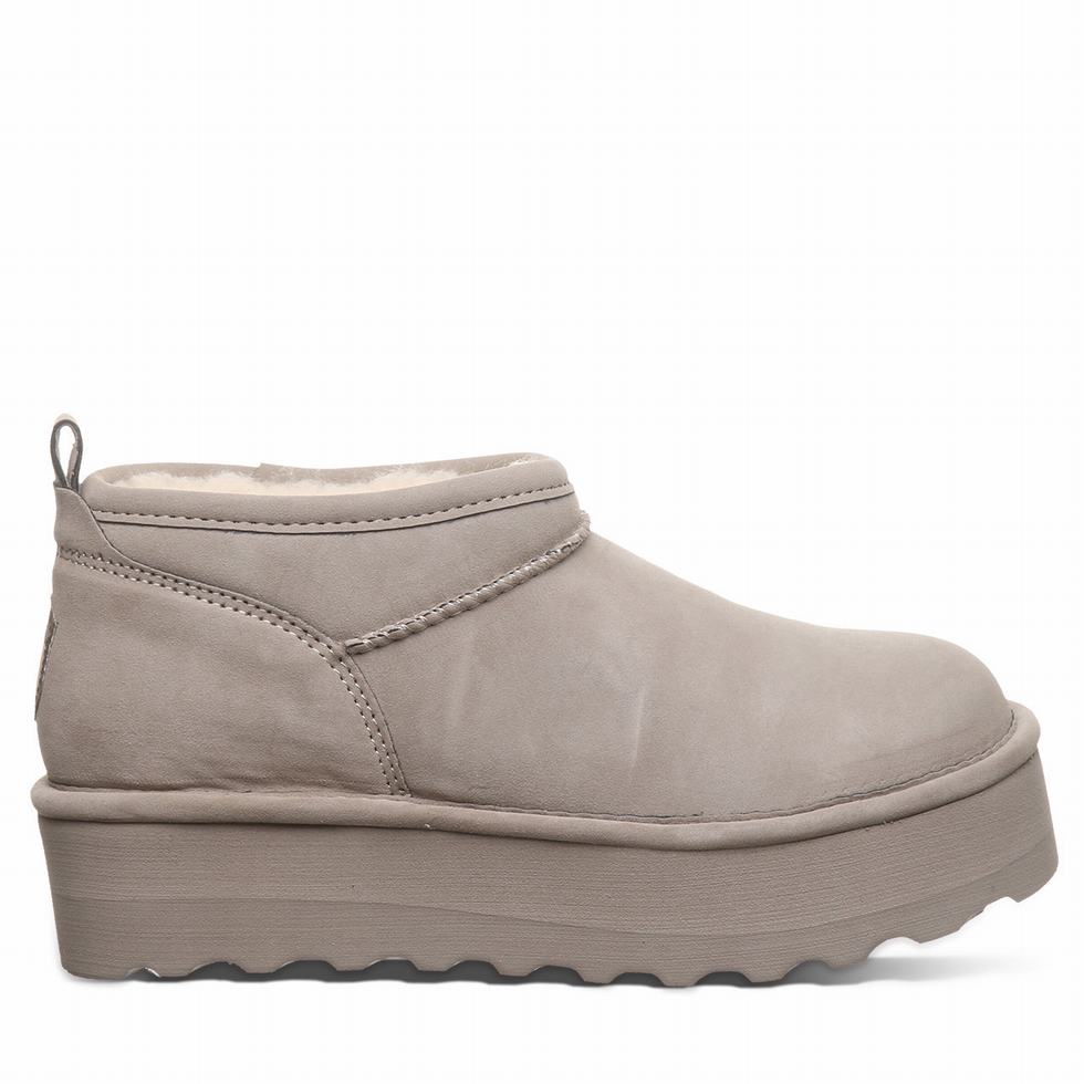 Botas Plataforma Bearpaw Retro Super Shorty Vegan Mujer Beige | RRY9913VA