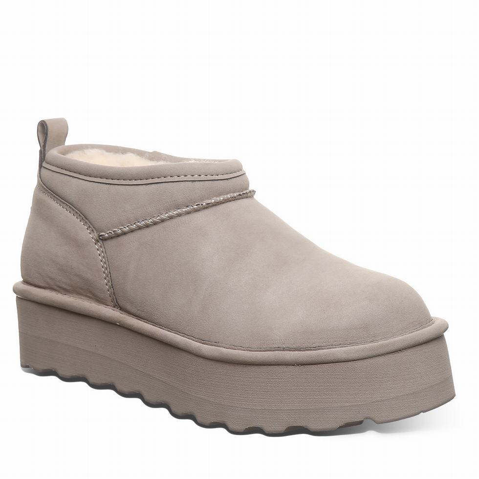 Botas Plataforma Bearpaw Retro Super Shorty Vegan Mujer Beige | RRY9913VA