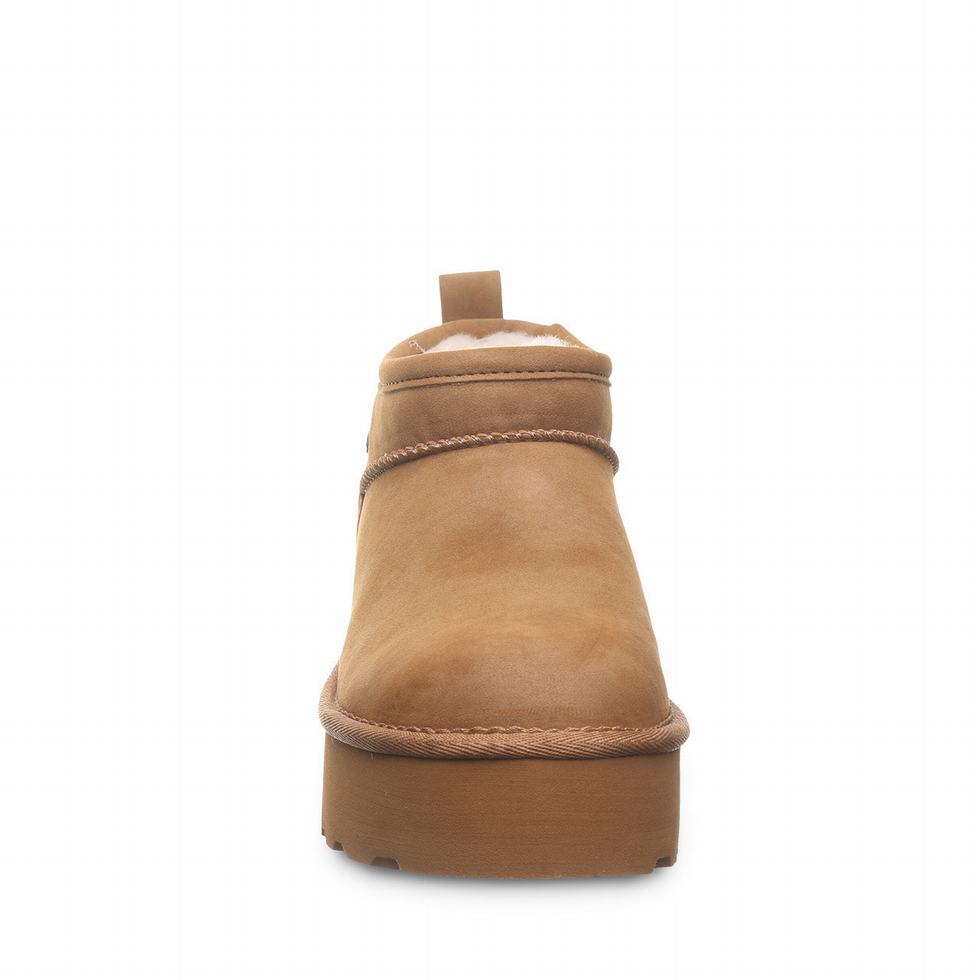 Botas Plataforma Bearpaw Retro Super Shorty Vegan Mujer Marrones | EEW3372KG