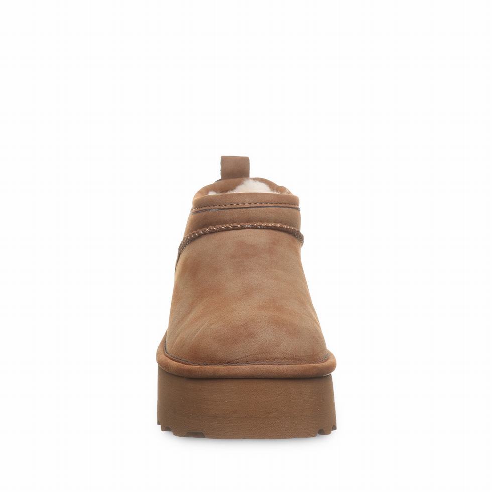 Botas Plataforma Bearpaw Retro Super Shorty Vegan Mujer Marrones | EMI5562OZ