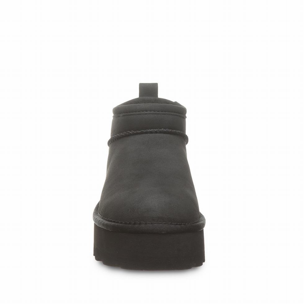 Botas Plataforma Bearpaw Retro Super Shorty Vegan Mujer Negras | UPM7922FG