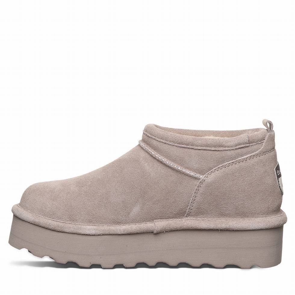 Botas Plataforma Bearpaw Retro Super Shorty Mujer Gris | ZJK1227MN