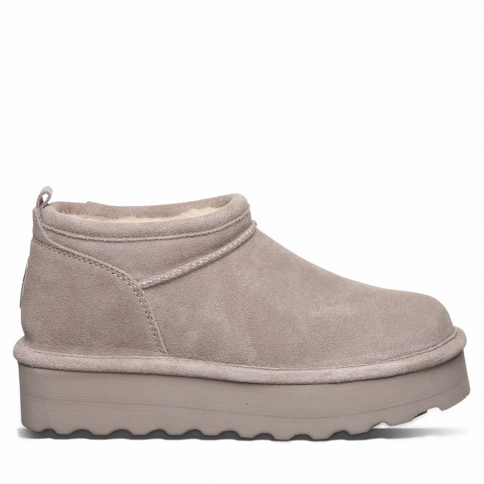 Botas Plataforma Bearpaw Retro Super Shorty Mujer Gris | ZJK1227MN