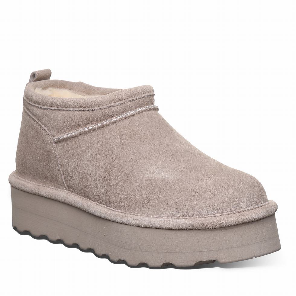 Botas Plataforma Bearpaw Retro Super Shorty Mujer Gris | ZJK1227MN