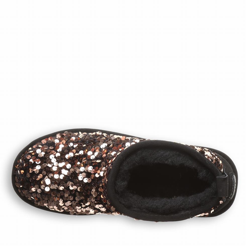 Botas Plataforma Bearpaw Retro Super Shorty Sequin Mujer Marrones | NPM95FK