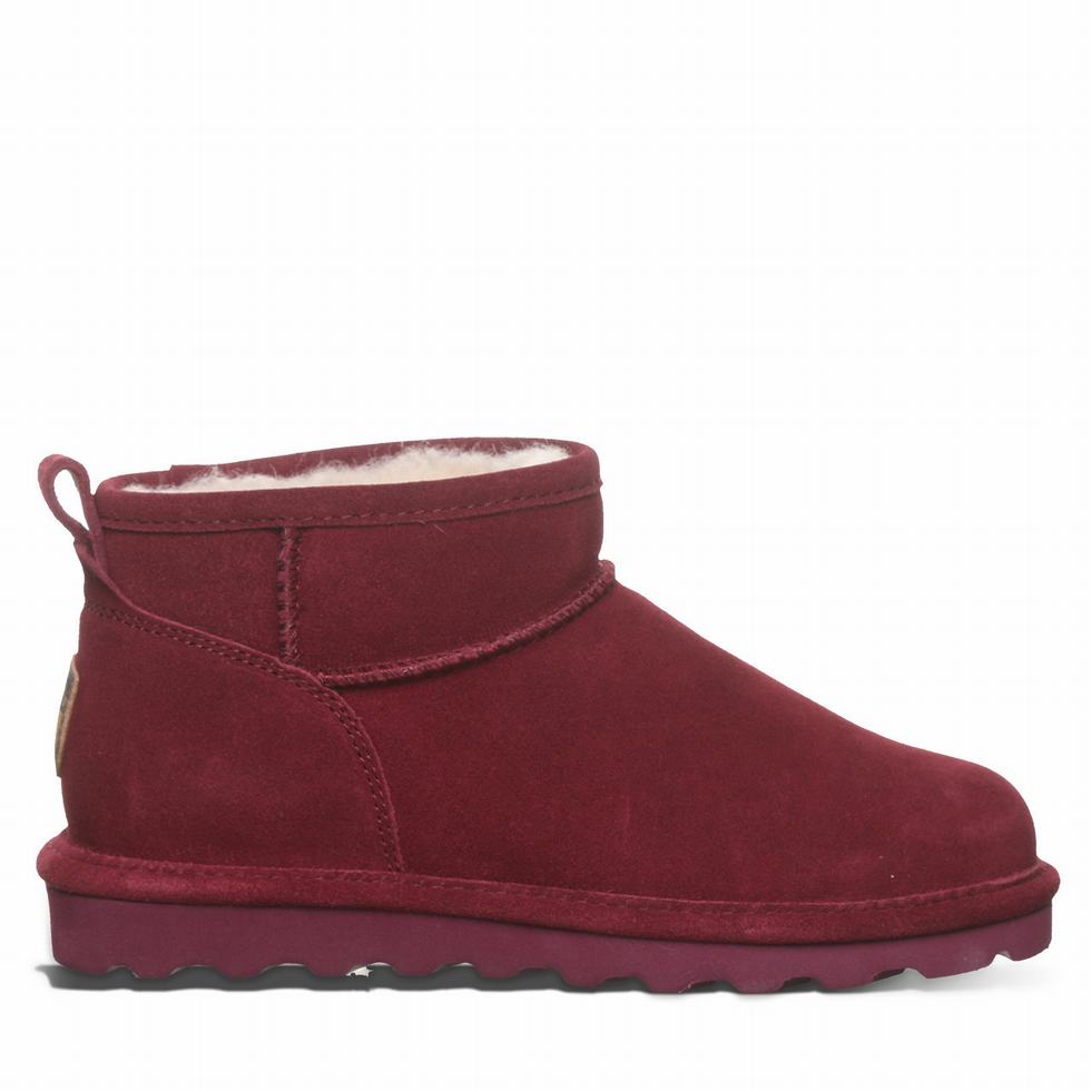 Botines Bearpaw Shorty Mujer Rojas | NTX7479NG