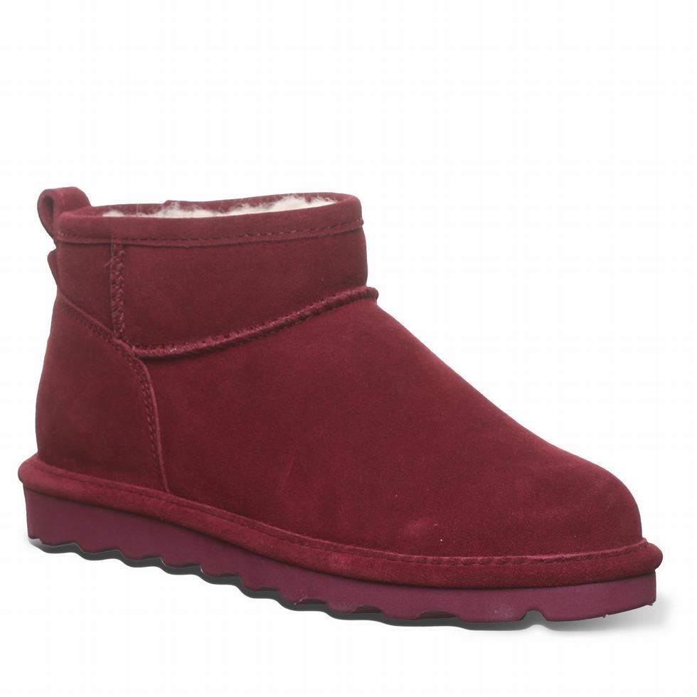 Botines Bearpaw Shorty Mujer Rojas | NTX7479NG