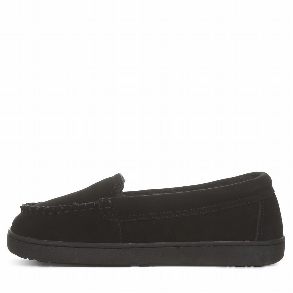 Pantuflas Bearpaw Angel Mujer Negras | ZWP3268BD