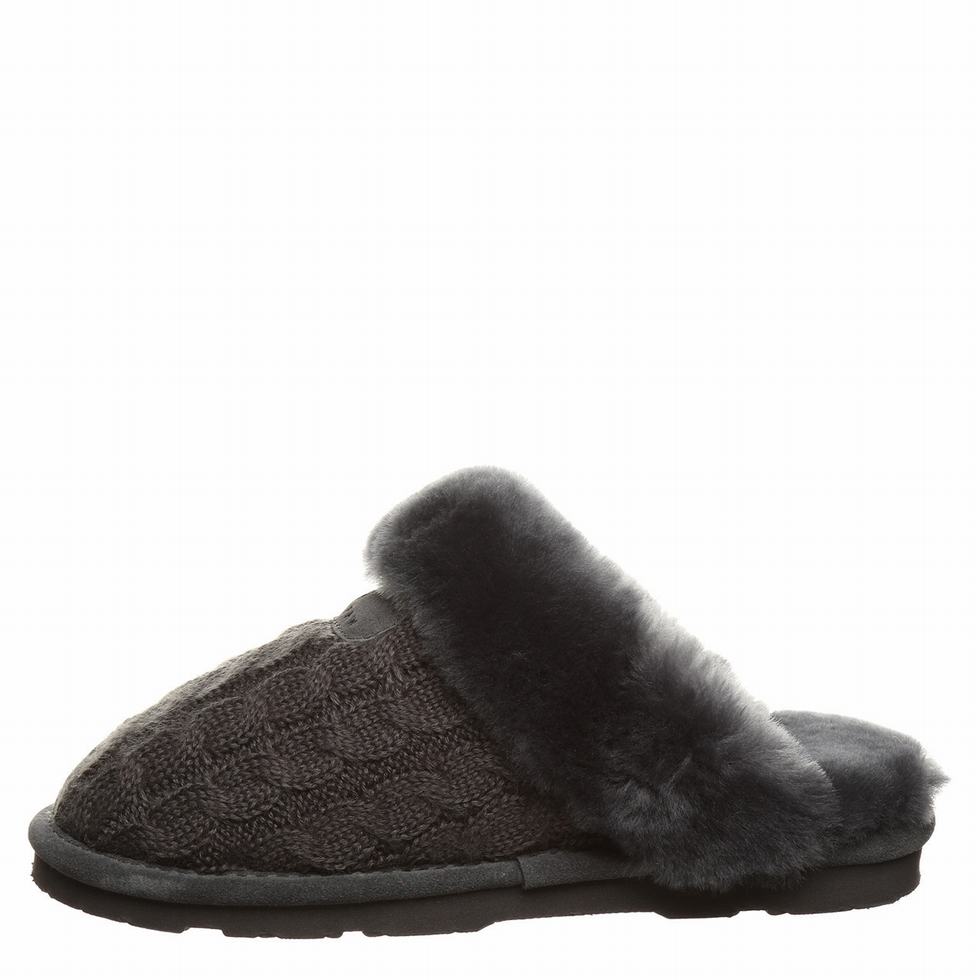 Pantuflas Bearpaw Effie Mujer Negras | UTD1341FK