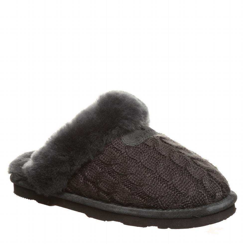 Pantuflas Bearpaw Effie Mujer Negras | UTD1341FK