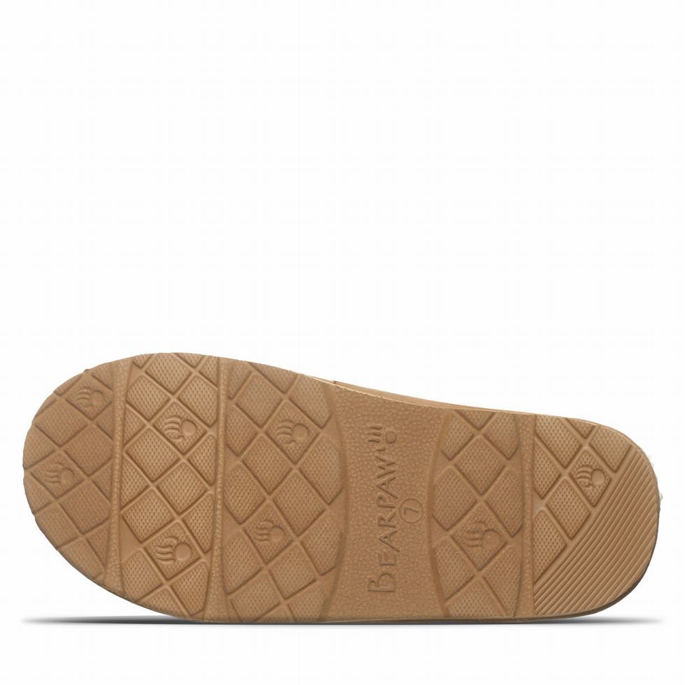 Pantuflas Bearpaw Effie Vegan Mujer Marrones | EMY6087IV