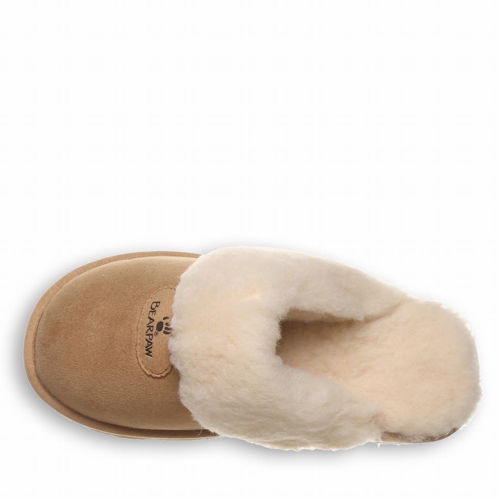 Pantuflas Bearpaw Effie Vegan Mujer Marrones | EMY6087IV