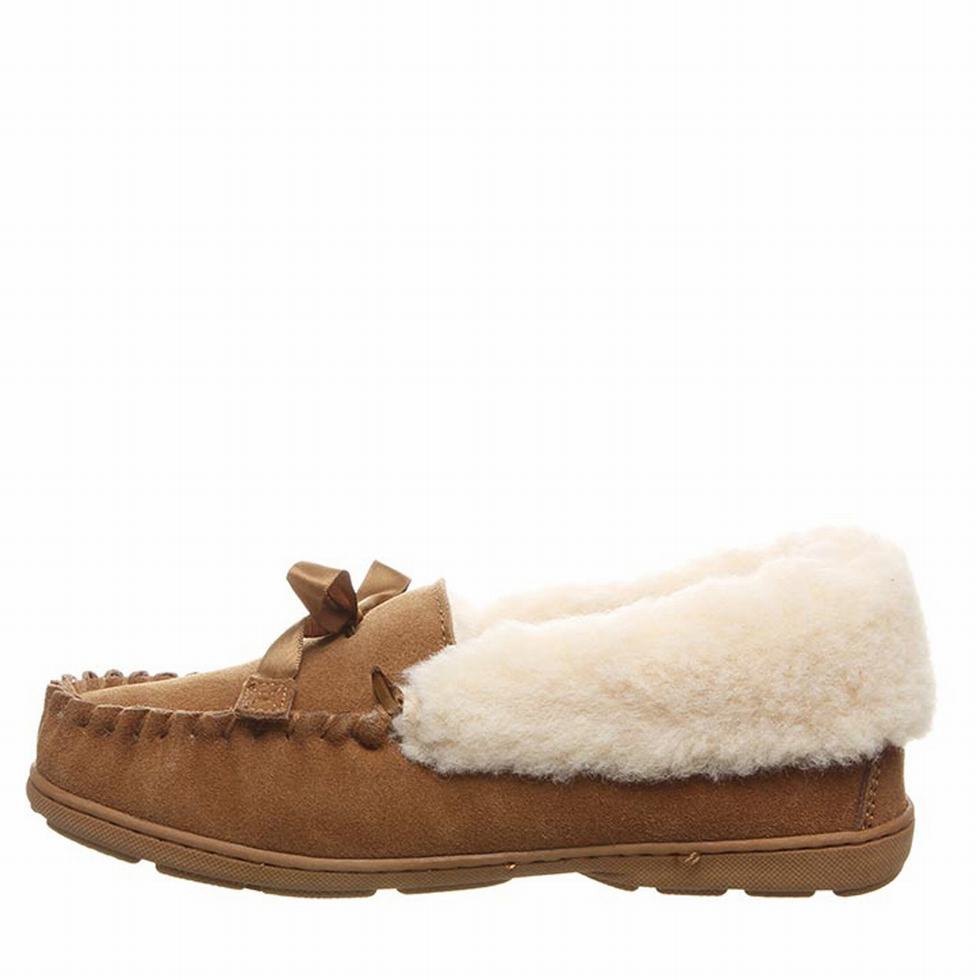 Pantuflas Bearpaw Indio Mujer Marrones | YXK958OC