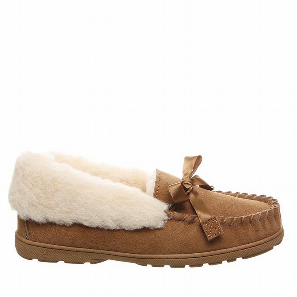 Pantuflas Bearpaw Indio Mujer Marrones | YXK958OC