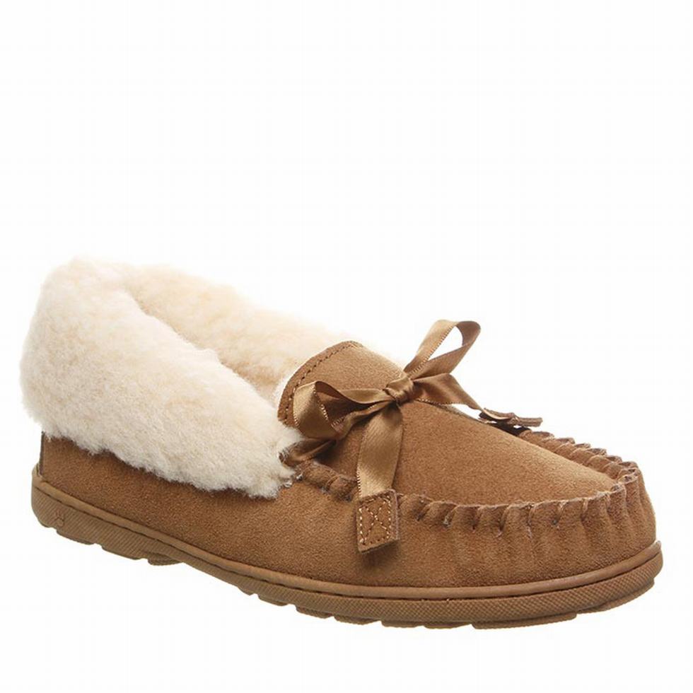 Pantuflas Bearpaw Indio Mujer Marrones | YXK958OC