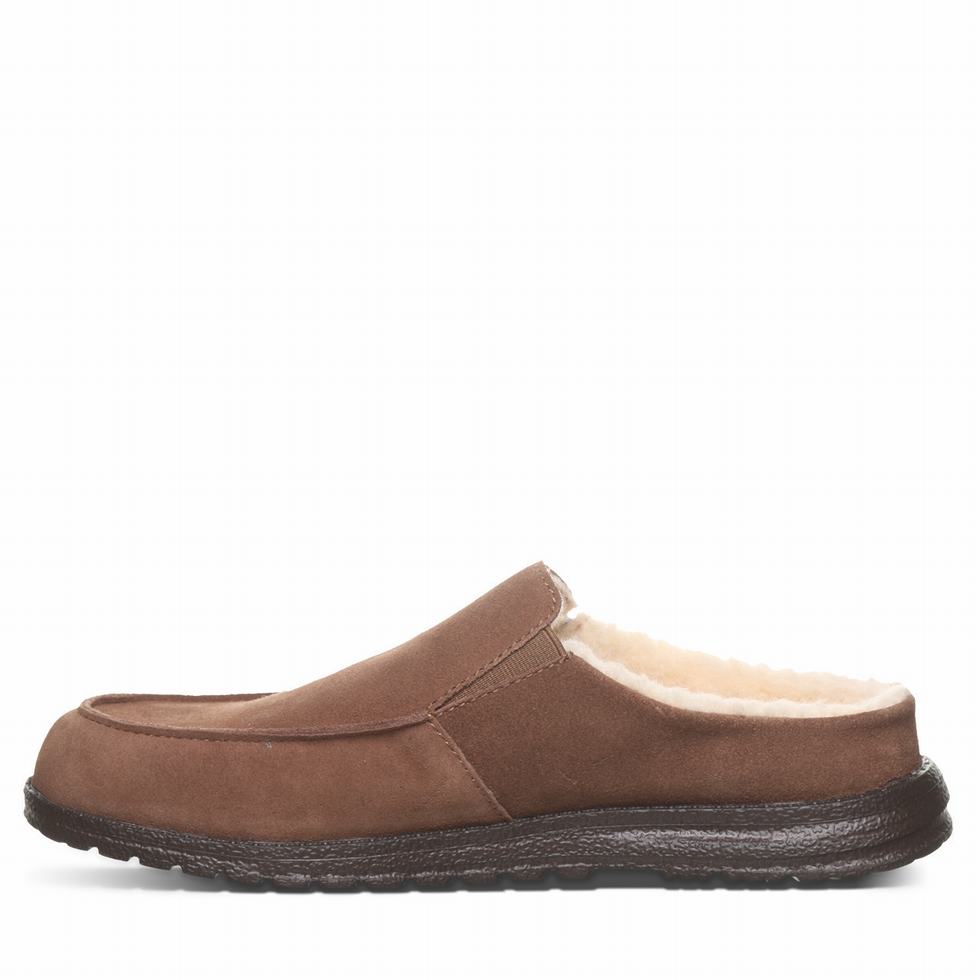 Pantuflas Bearpaw Joel Hombre Marrones | TAI1934OR