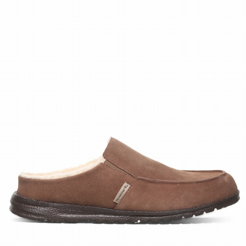 Pantuflas Bearpaw Joel Hombre Marrones | TAI1934OR