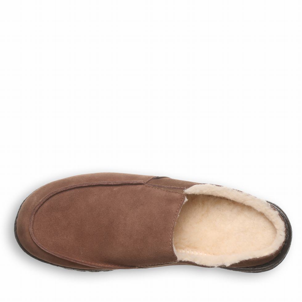 Pantuflas Bearpaw Joel Hombre Marrones | TAI1934OR