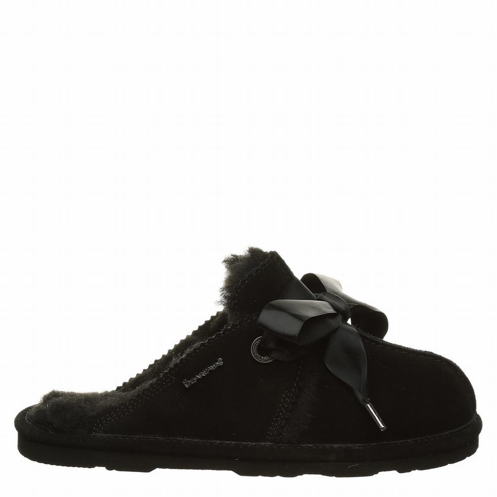 Pantuflas Bearpaw Jolietta Mujer Negras | SWS5888RK