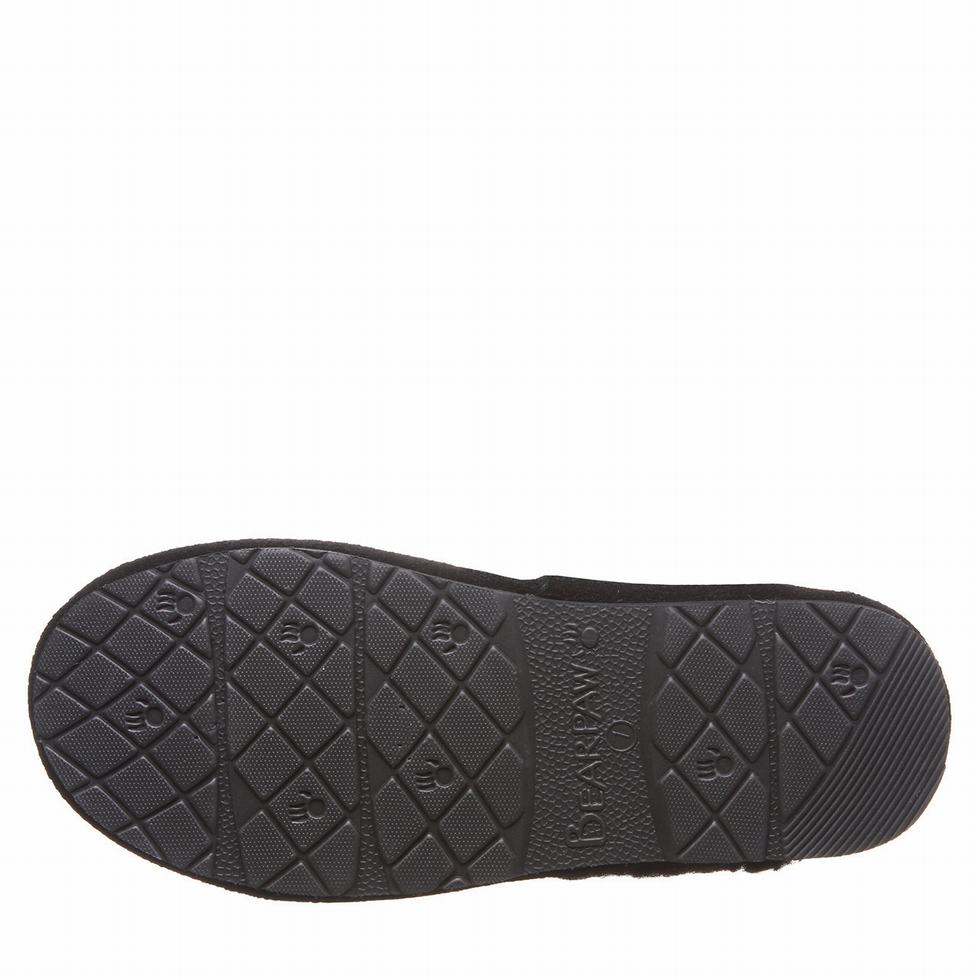 Pantuflas Bearpaw Loketta Mujer Negras | JOD2455XZ