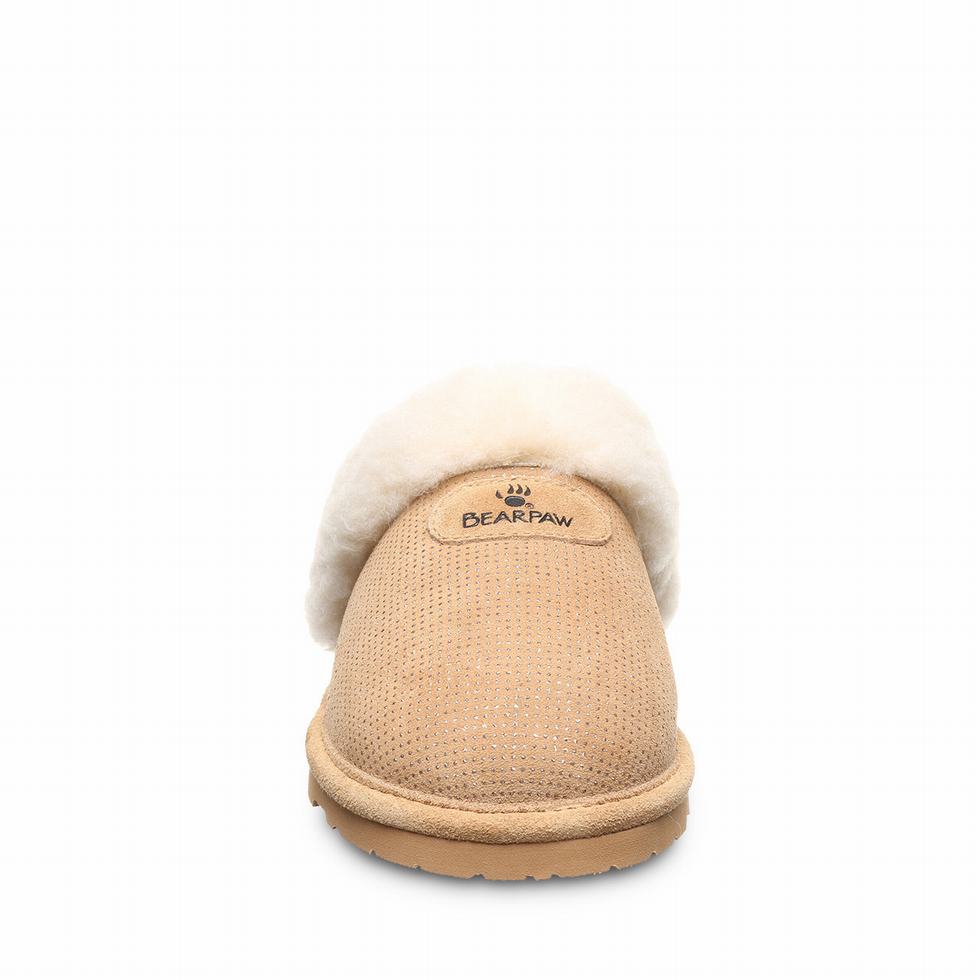 Pantuflas Bearpaw Loki Exotic Mujer Marrones | JZJ5678BN