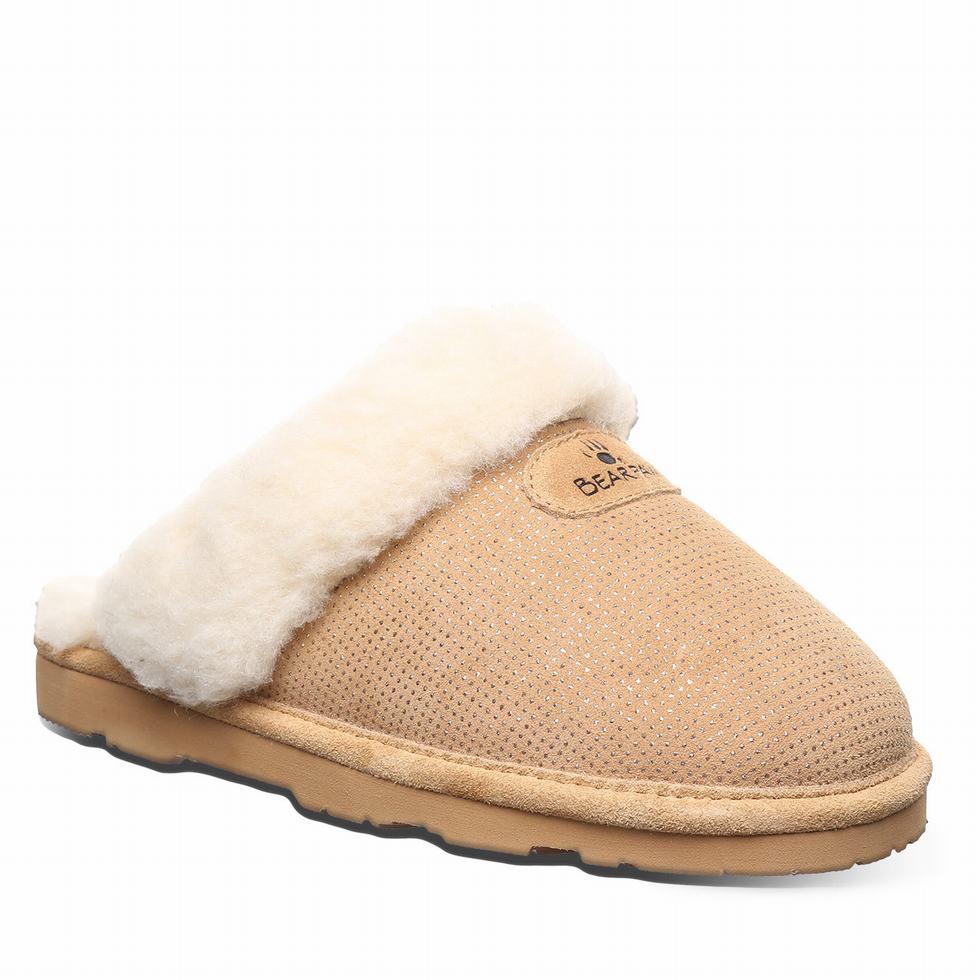 Pantuflas Bearpaw Loki Exotic Mujer Marrones | JZJ5678BN