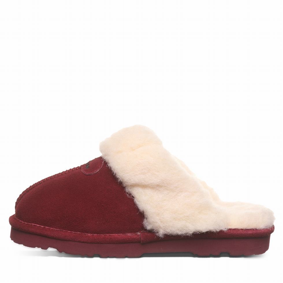 Pantuflas Bearpaw Loki II Mujer Rojas | NDF9752LJ