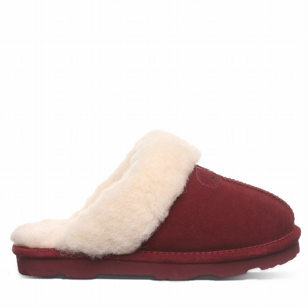 Pantuflas Bearpaw Loki II Mujer Rojas | NDF9752LJ