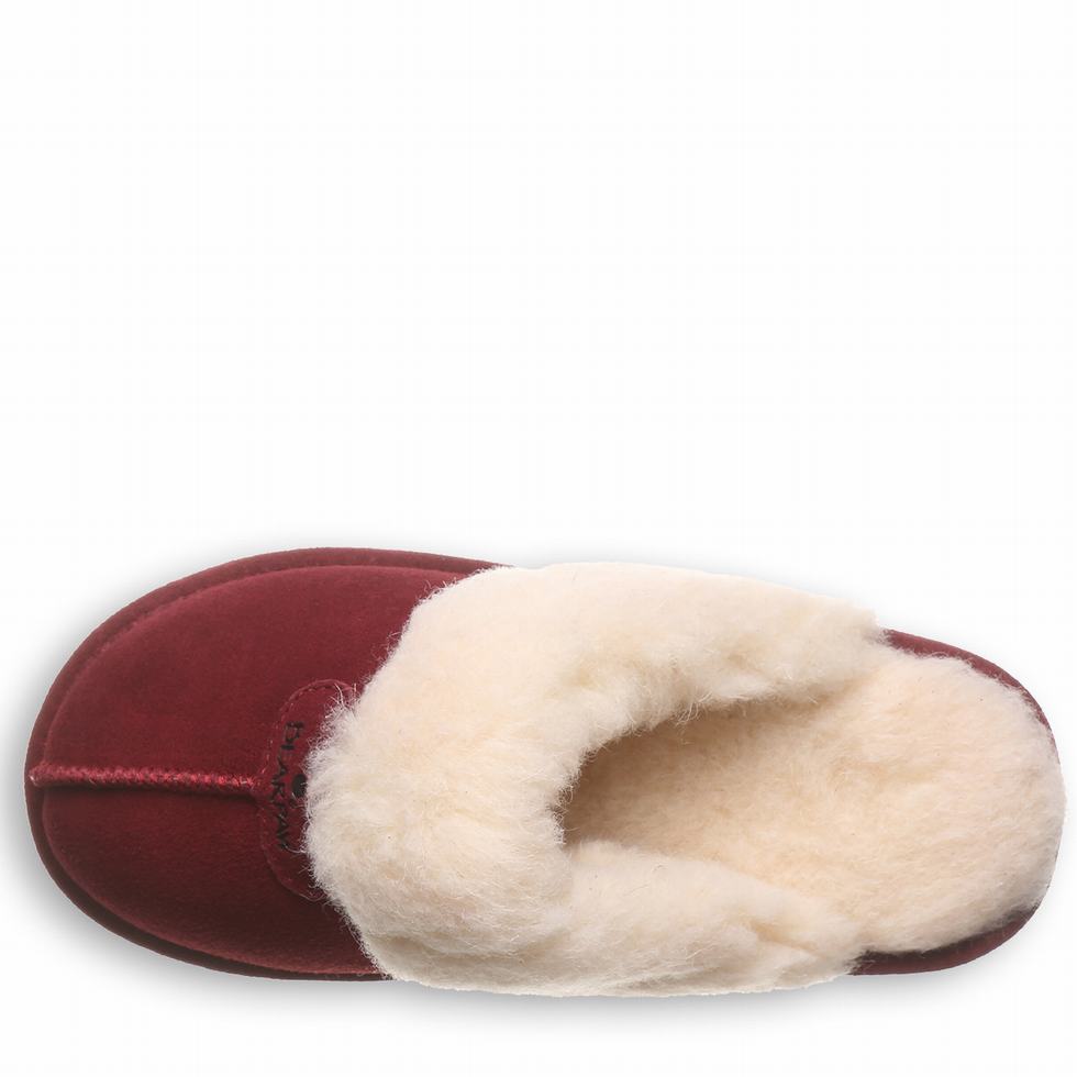 Pantuflas Bearpaw Loki II Mujer Rojas | NDF9752LJ