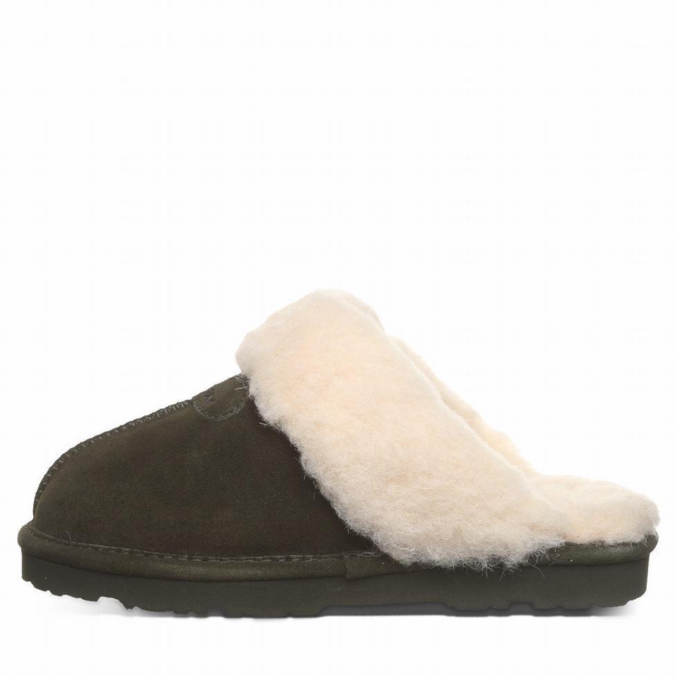 Pantuflas Bearpaw Loki II Mujer Verde | SMP1885QM