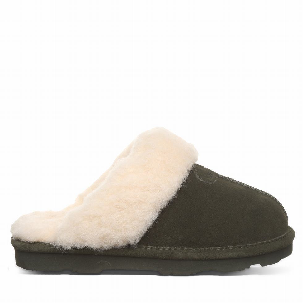 Pantuflas Bearpaw Loki II Mujer Verde | SMP1885QM