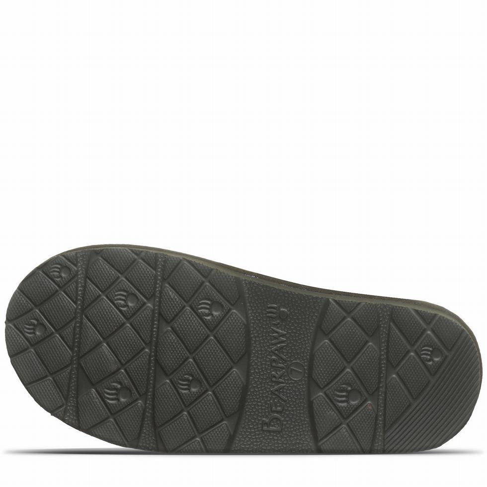 Pantuflas Bearpaw Loki II Mujer Verde | SMP1885QM