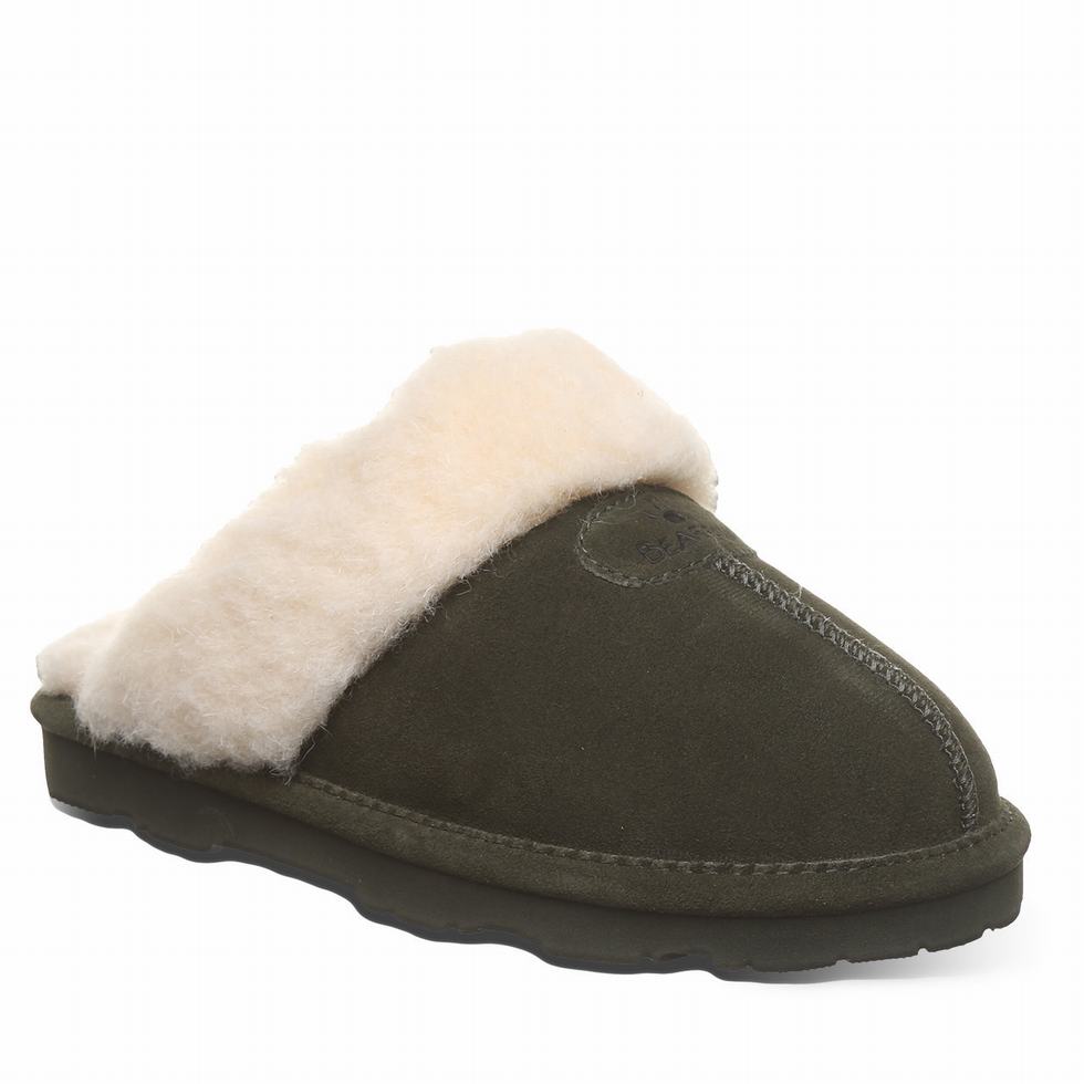 Pantuflas Bearpaw Loki II Mujer Verde | SMP1885QM