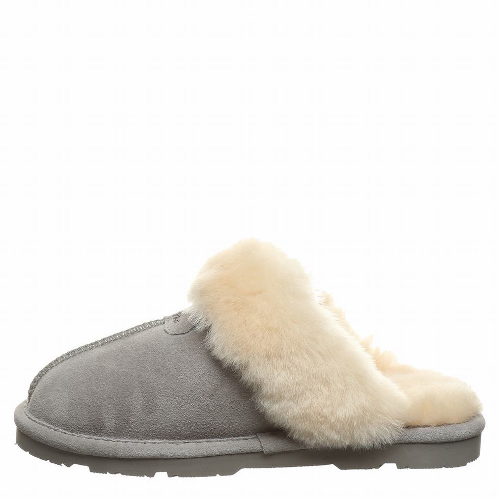 Pantuflas Bearpaw Loki Mujer Gris | VXN9885QH