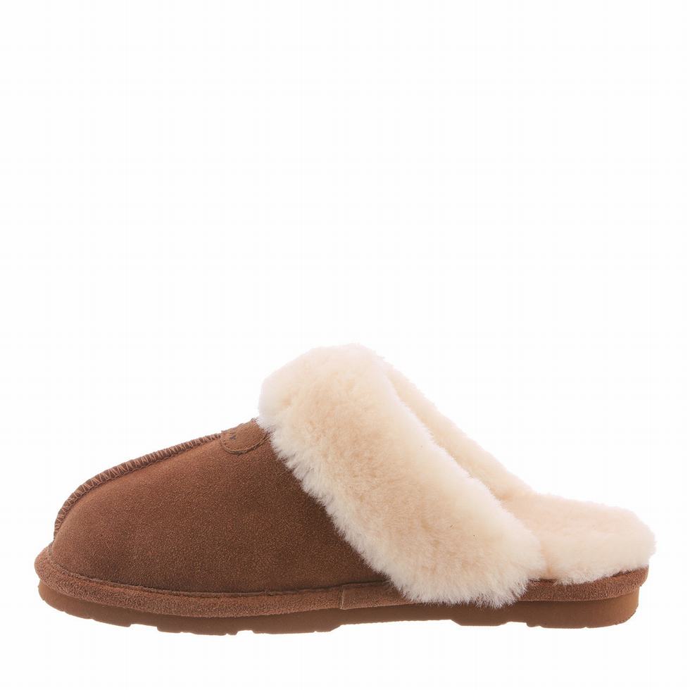 Pantuflas Bearpaw Loki Mujer Marrones | DZU7424QA