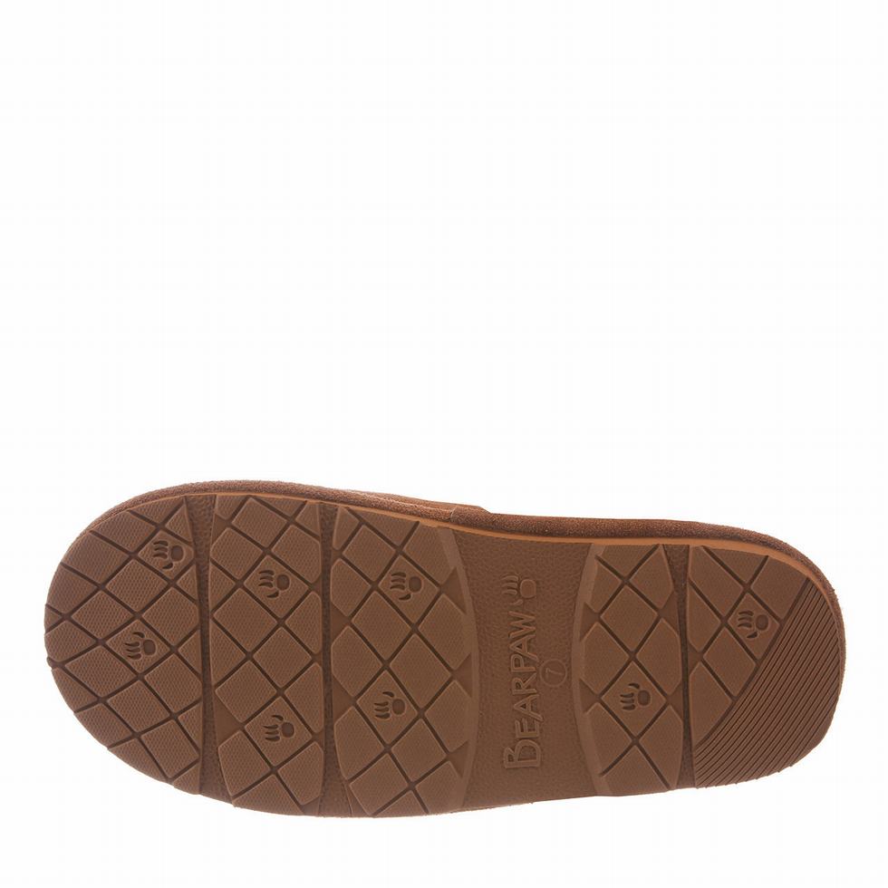 Pantuflas Bearpaw Loki Mujer Marrones | DZU7424QA