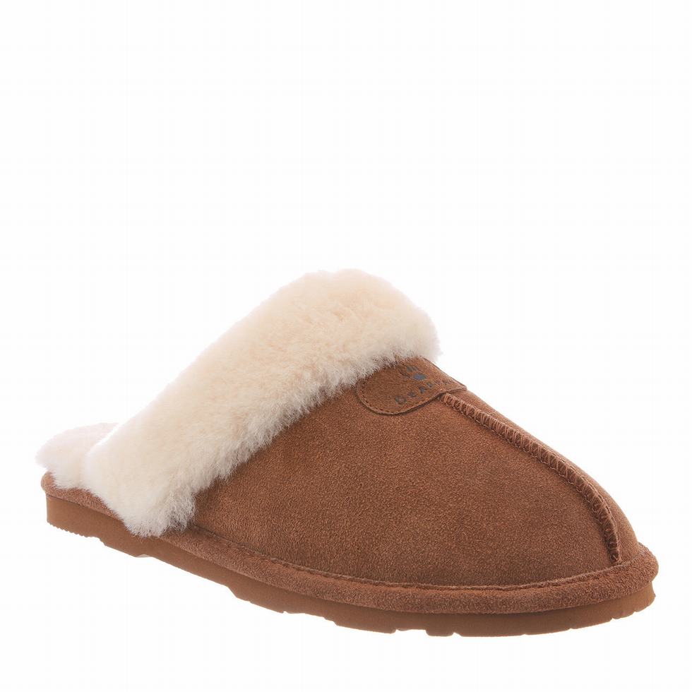 Pantuflas Bearpaw Loki Mujer Marrones | DZU7424QA