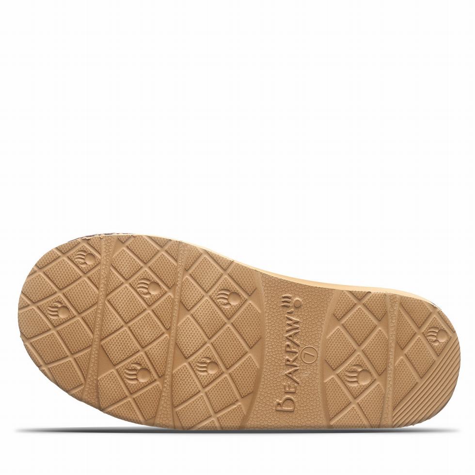 Pantuflas Bearpaw Loki Platform Lo Deco Mujer Marrones | KXD8254ZZ